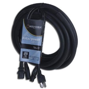 Accu Cable 25  3-Pin DMX Power Cable Supply