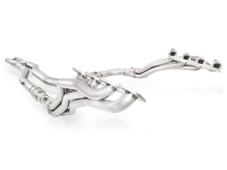 Stainless Power 2011-14 F-150 Raptor 6.2L Headers 1-7 8in Primaries 3in High-Flow Cats X-Pipe Cheap