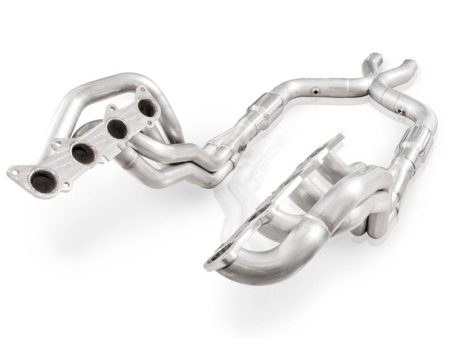 Stainless Power 2011-14 Mustang GT Headers 1-7 8in Primaries High-Flow Cats 3in X-Pipe Hot on Sale