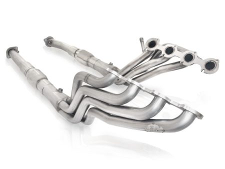 Stainless Works 1992-97 Crown Victoria Grand Marquis 4.6L Headers 1-5 8in Primaries 3in H-Flow Cats Fashion